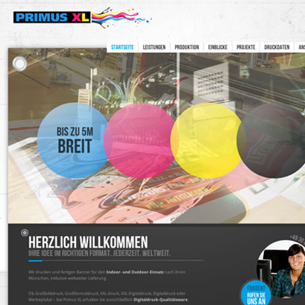 Primus Xl Berlin - Webdesign